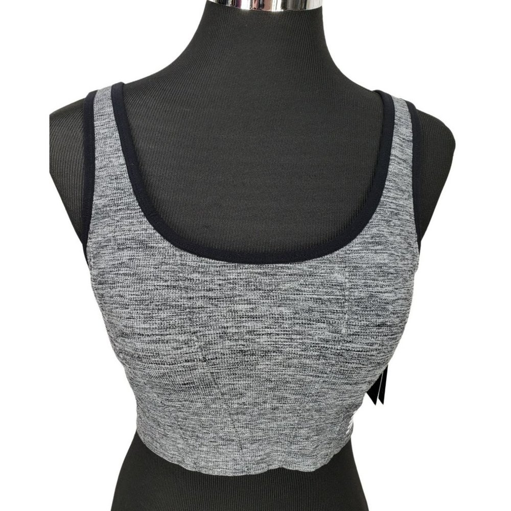 New Balance‎ Women's Impact Sports Bra Padded Black Heather Size Large L